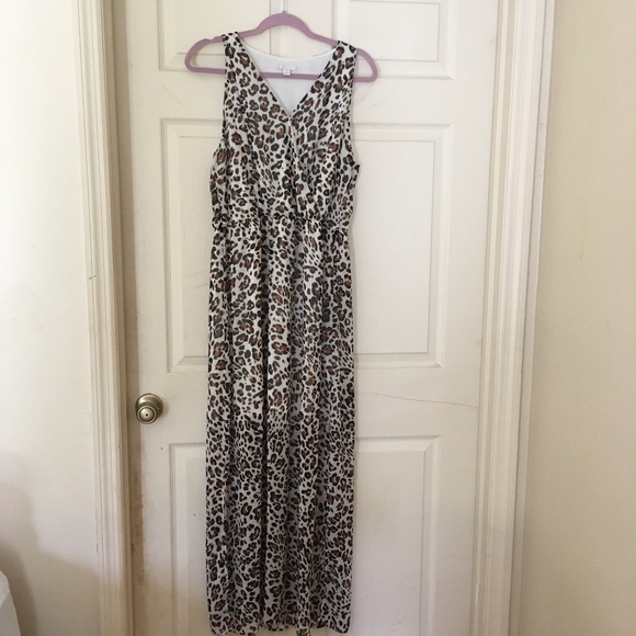 C est 1946 Leopard Maxi dress size Large - Picture 8 of 9